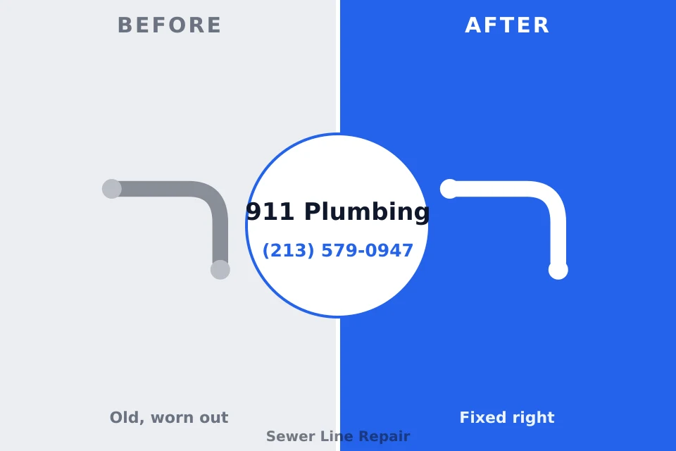 Before and after: plumbing repair Greybull, WY